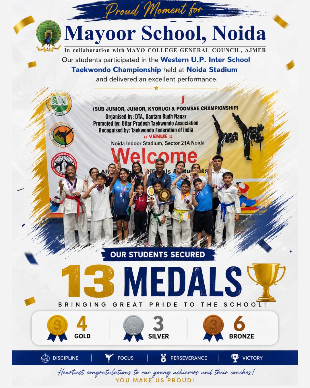 Taekwondo Triumph for Mayoor